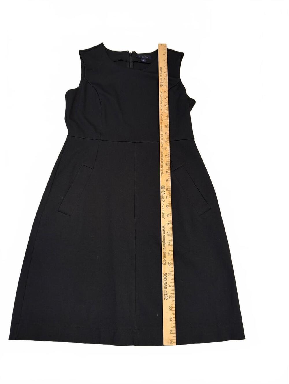Lands End black sleeveless dress size 8 - Picture 5 of 5
